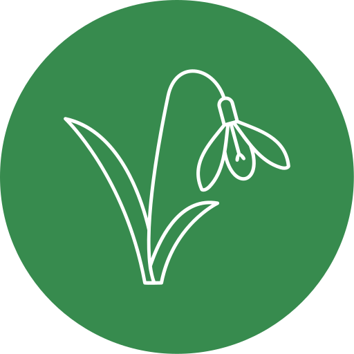 przebiśnieg kwiat Generic Flat ikona