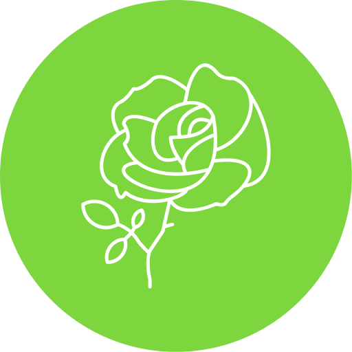 Роза Generic Flat иконка