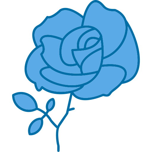 rosa Generic Blue Ícone
