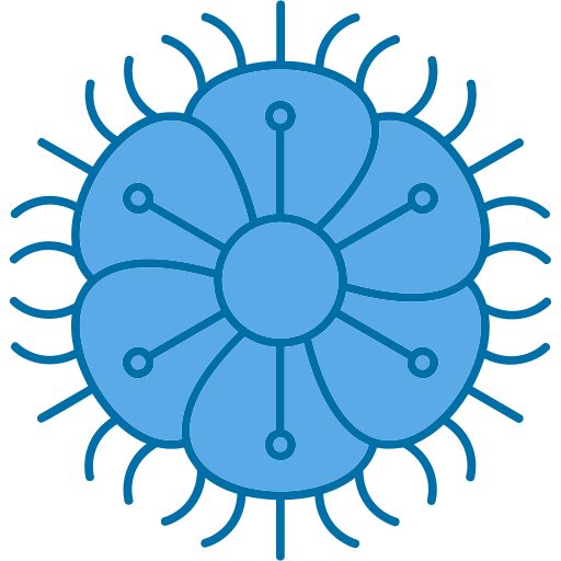 gefranjerde dianthus Generic Blue icoon