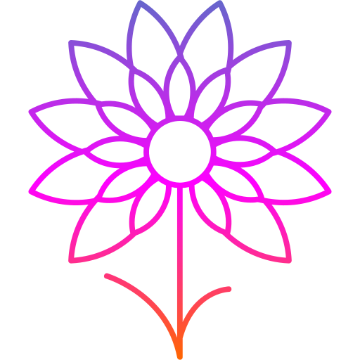 kwiaty szczypiorku Generic Gradient ikona