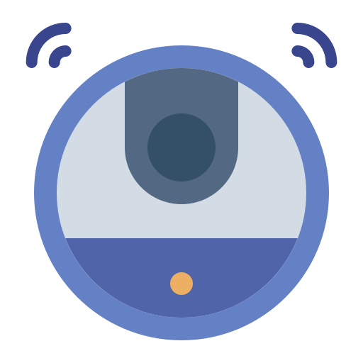 robotstofzuiger Generic Flat icoon