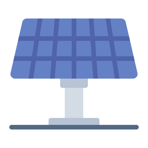 zonnepaneel Generic Flat icoon