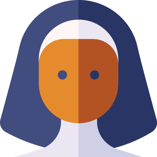 Nun Basic Rounded Flat icon