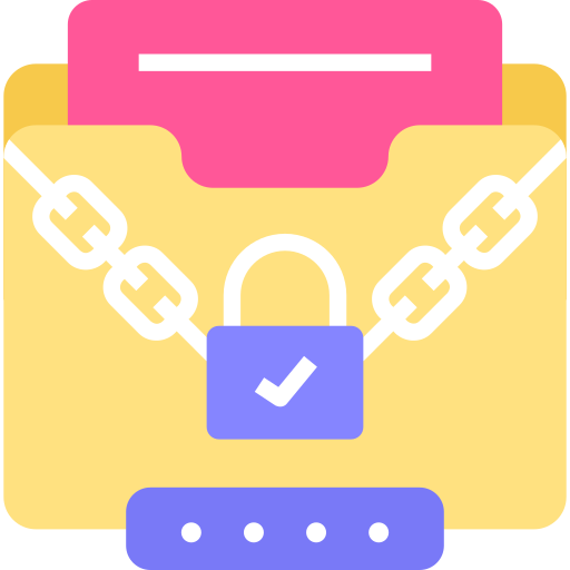 Data protection SBTS2018 Flat icon