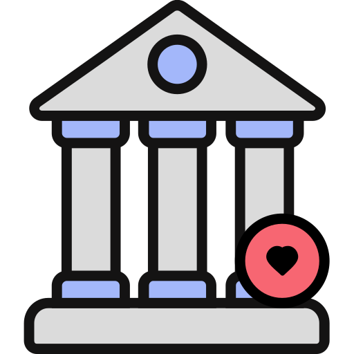 bank Generic Outline Color ikona