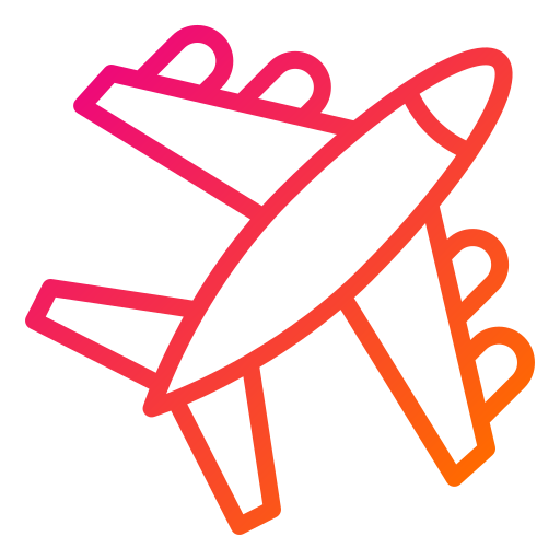 Airplane Generic Gradient icon