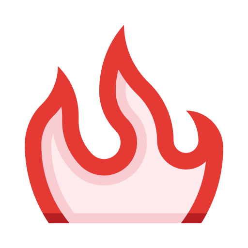 flamme Detailed Straight Lineal color icon