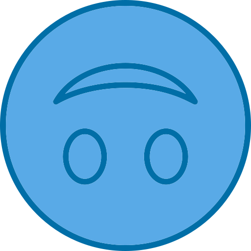 Upside down Generic Blue icon