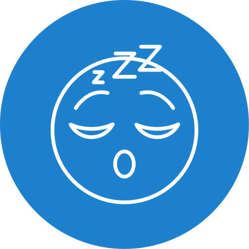 slapen Generic Flat icoon