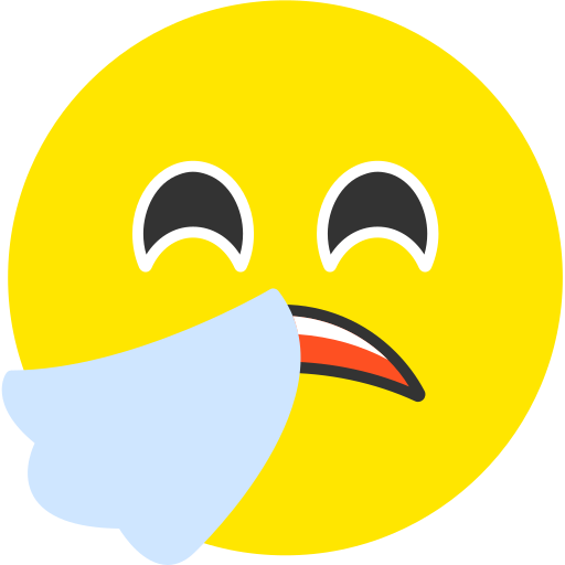 Sneezing Generic Flat icon
