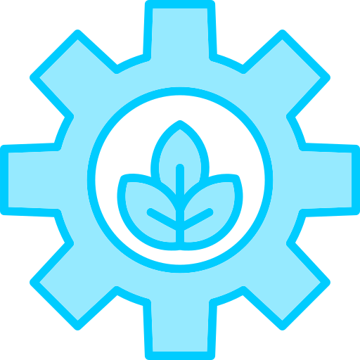 sustainable energy Generic Blue Ícone