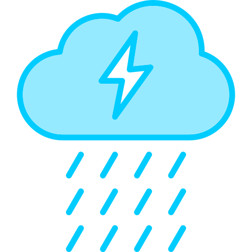 lluvia Generic Blue icono