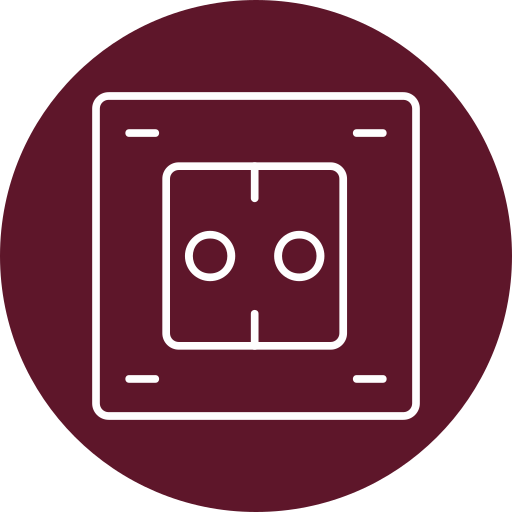 stopcontact Generic Flat icoon