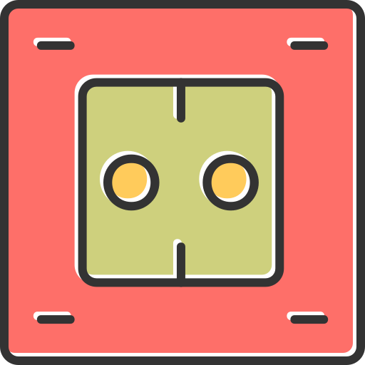 Electric socket Generic Color Omission icon