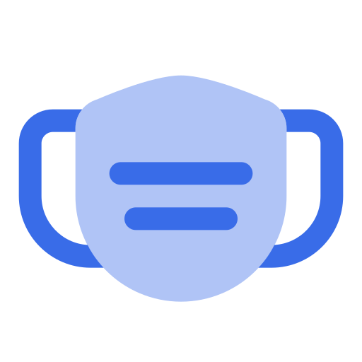 마스크 Generic Blue icon