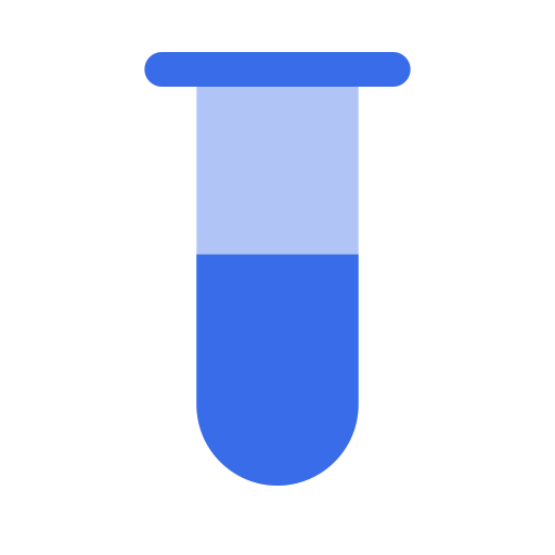 Test tube Generic Blue icon