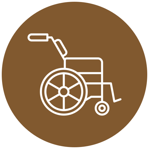 инвалидное кресло Generic Flat иконка