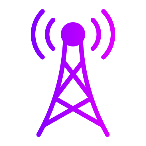 antenna Generic Flat Gradient icona