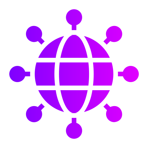 conexión inalámbrica a internet Generic Flat Gradient icono