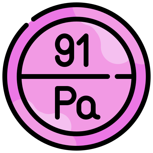 Protactinium Generic Outline Color icon