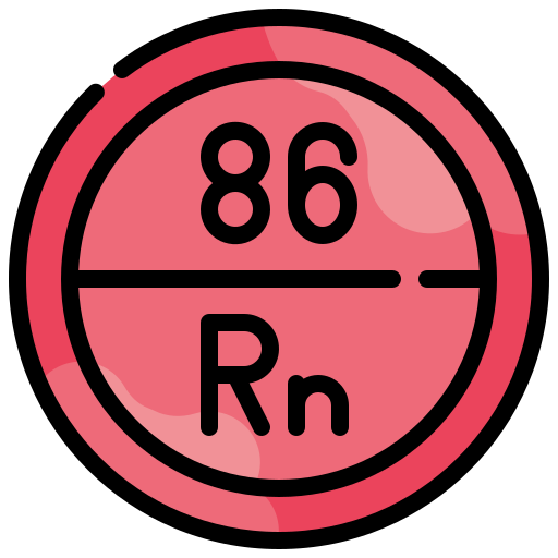radón Generic Outline Color icono