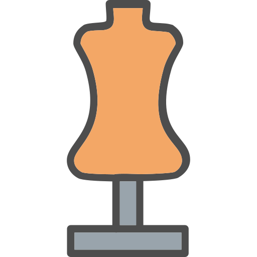 mannequin Generic Outline Color icon