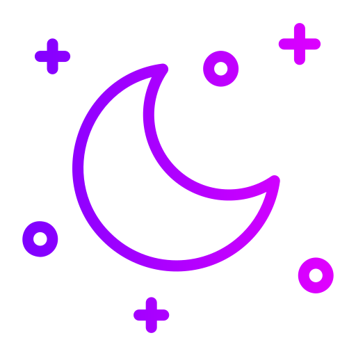 księżyc Generic Gradient ikona