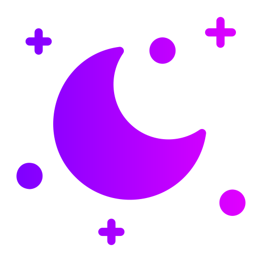Луна Generic Flat Gradient иконка