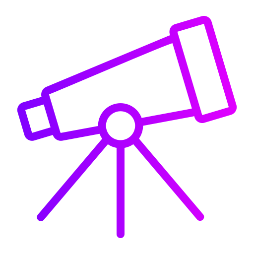 telescópio Generic Gradient Ícone