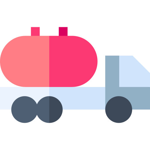 tankwagen Basic Straight Flat icon