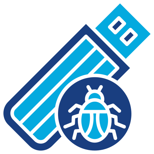 usb stick Generic Blue icon