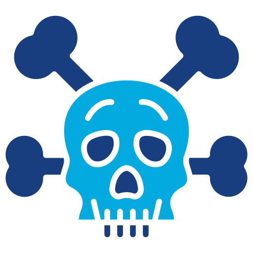 schädel Generic Blue icon