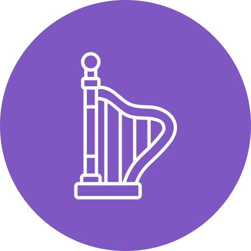harfa Generic Flat ikona