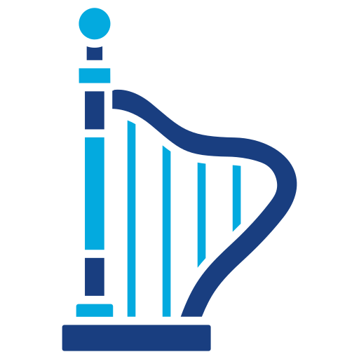 harp Generic Blue icoon