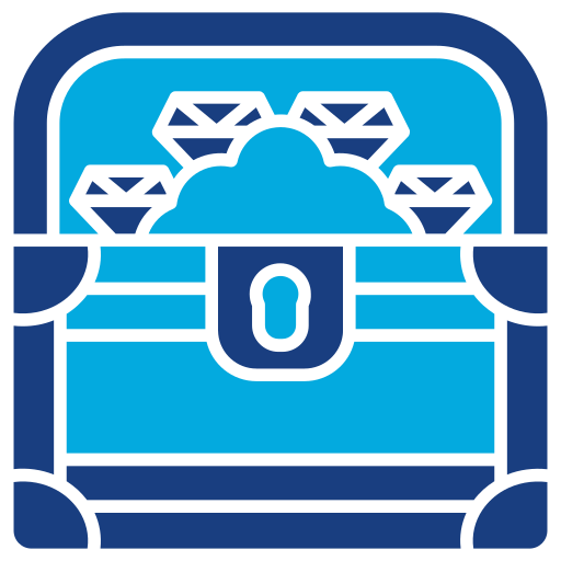 Treasure chest Generic Blue icon