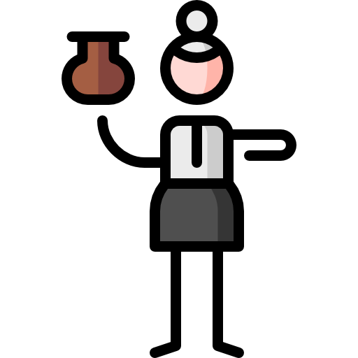 Curator Puppet Characters Lineal Color icon