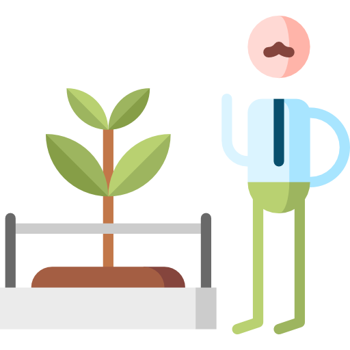 植物性 Puppet Characters Flat icon