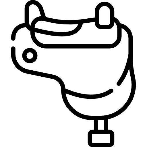 sillín Kawaii Lineal icono