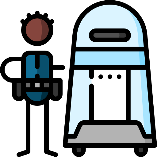 Robot Puppet Characters Lineal Color icon