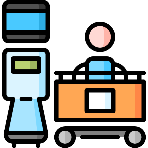 robot Puppet Characters Lineal Color icona