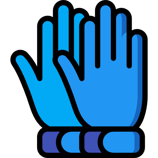 Gloves Basic Miscellany Lineal Color icon