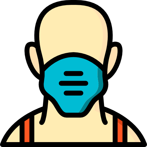 Mask Basic Miscellany Lineal Color icon