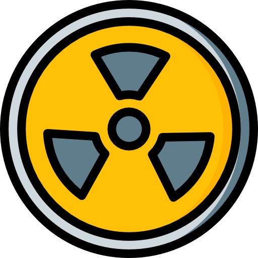 radioactividad Basic Miscellany Lineal Color icono