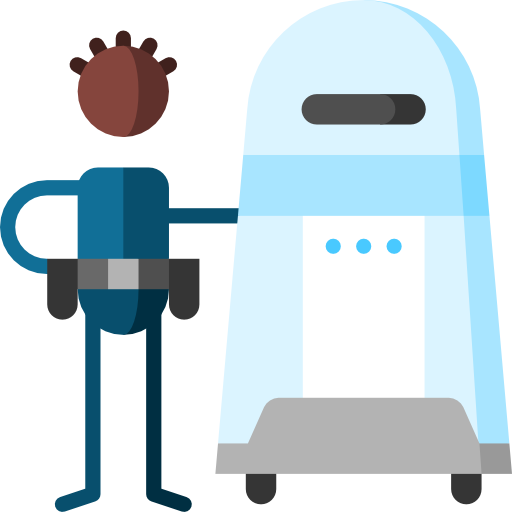Robot Puppet Characters Flat icon