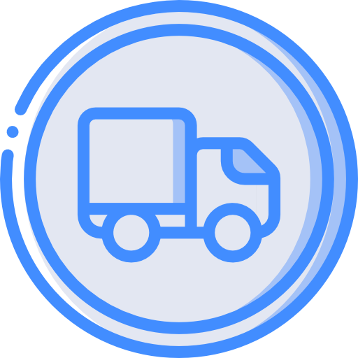 Heavy vehicle Basic Miscellany Blue icon