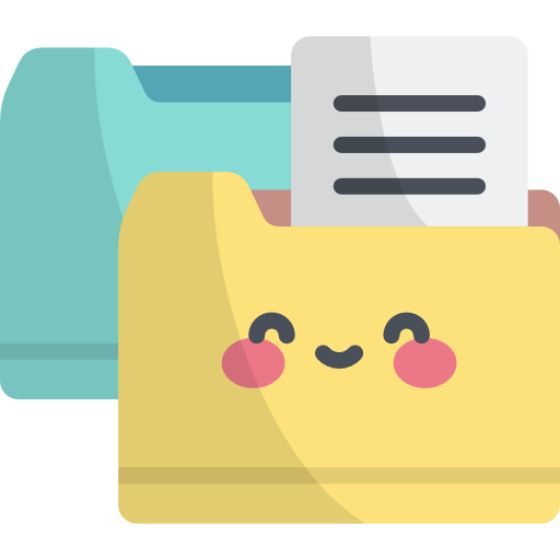 Documents Kawaii Flat icon