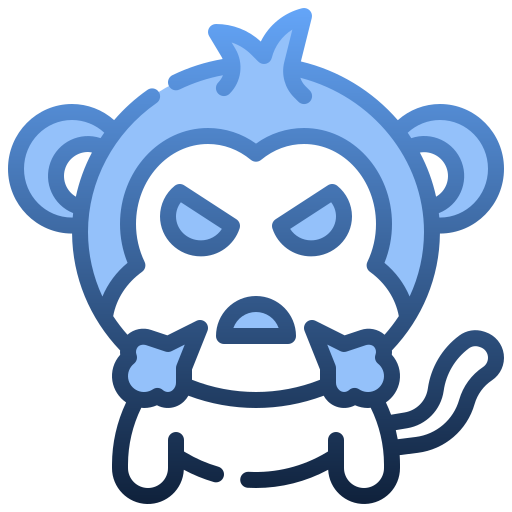 wütend Generic Blue icon