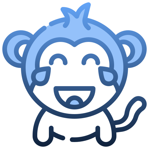 Laughing Generic Blue icon