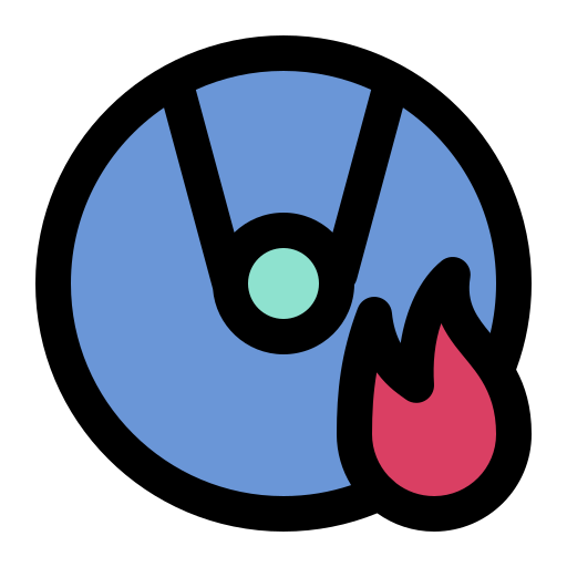 cd書き込み Generic Outline Color icon